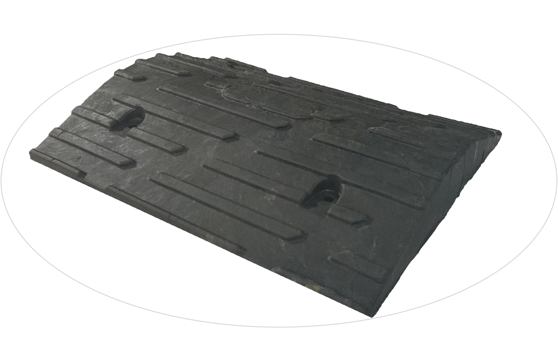 placa preta lombada modular